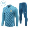 Olympique Marseille Training Sweatshirts Quarter-zip 2024-25 Blaue Für Kinder